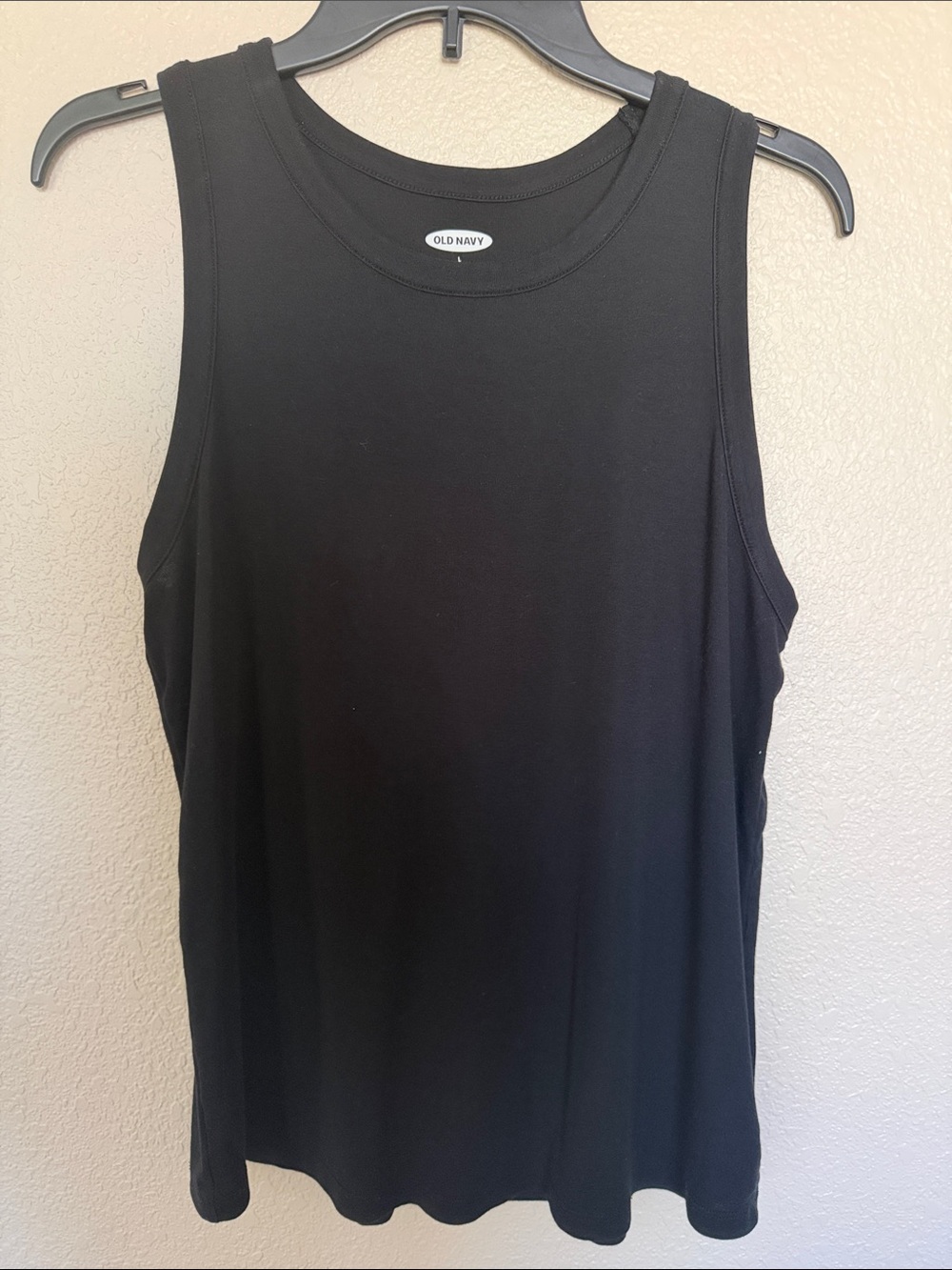 Old Navy Black Scoop Neck Tank Top